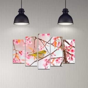 5DMDF-8 Multicolor Decorative MDF Painting (5 Pieces)