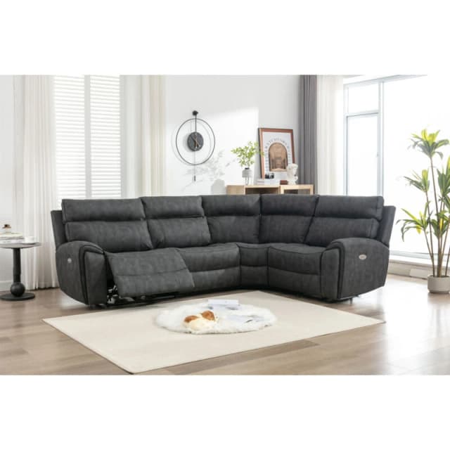 Furniture One Rattan Garden Storage Box With Lid - Grey A257-UK-AB