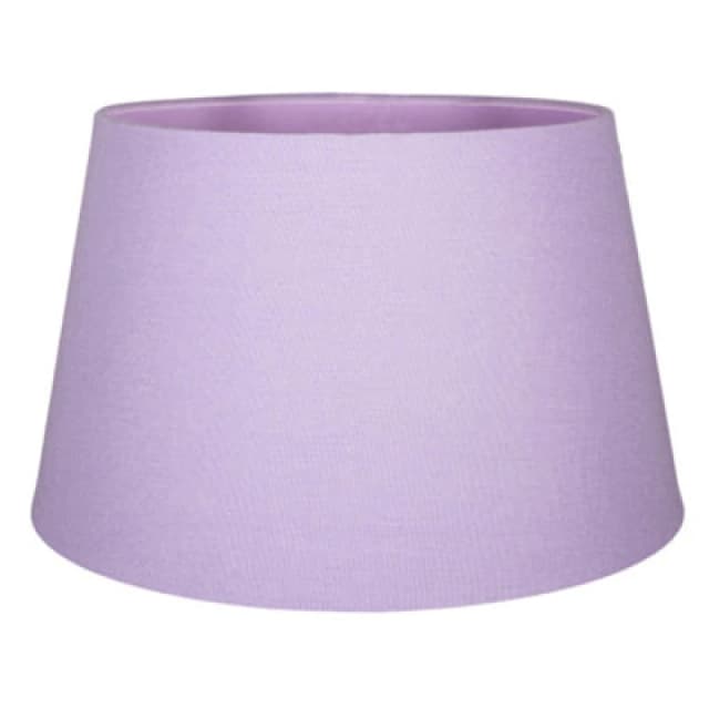 Happy Homewares Traditional 30Cm Soft Lilac Linen Fabric Drum Table/pendant Shade 60W Maximum