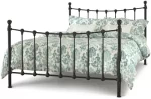 Serene Marseille 5ft King Size Black Metal Bed Frame