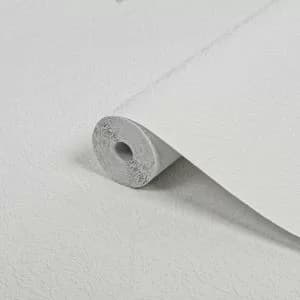 Laura Ashley Annecy White Damask Smooth Wallpaper