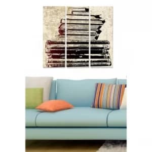 MDF9835311 Multicolor Decorative MDF Painting (3 Pieces)