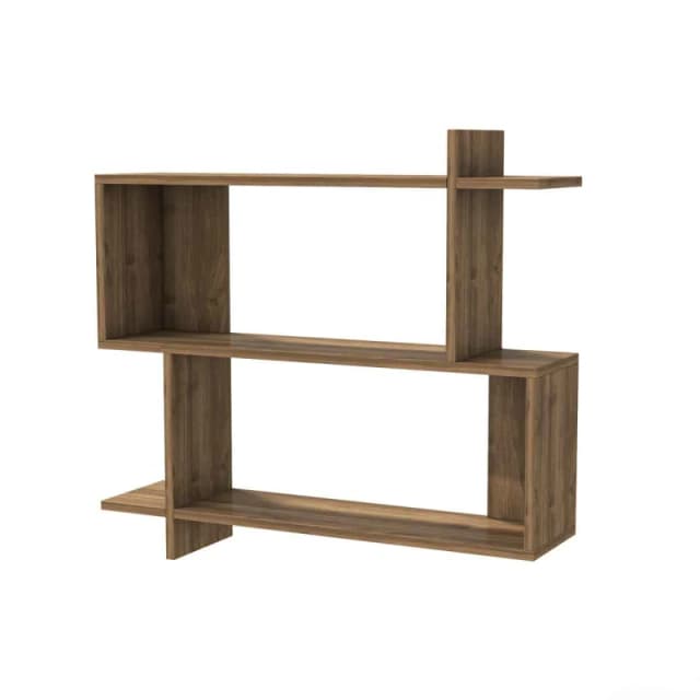 Decorotika Mina Wall Shelf Dark Brown unisex