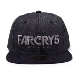 Far Cry - 5 Embroidered Logo Denim Snapback Baseball Cap (Black)