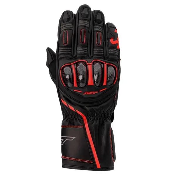 RST S1 Ce Mens Glove Black Neon Red 9