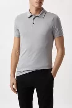 Short Sleeve Muscle Popper Polo Shirt