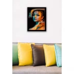 SC0166 Multicolor Decorative Framed MDF Painting