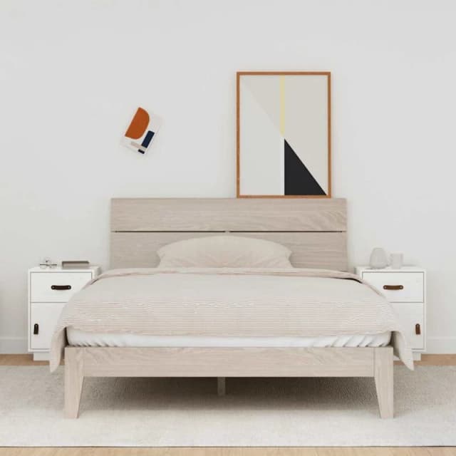 VIDAXL Bedside Cabinets 2 pcs White 40x34x55cm Solid Wood Pine Vidaxl 8720287203933