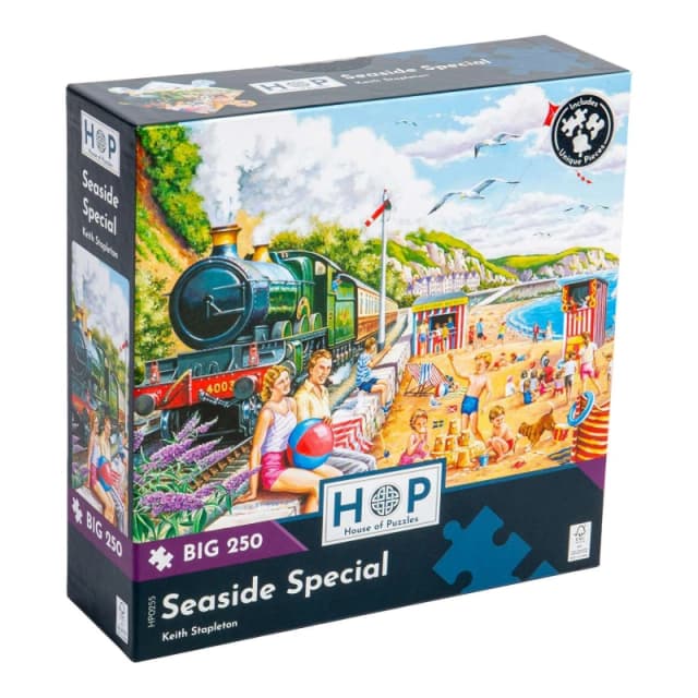 The House Of Puzzles Seaside Special, BIG 250 Piece Jigsaw Puzzle Multicolor Unisex
