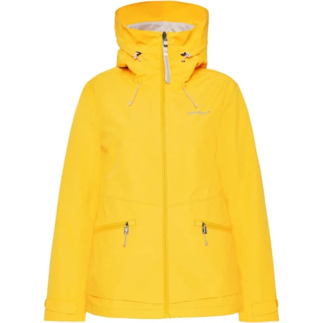 Womens waterproof jacket Didriksons Turvi 2 Jaune Female 46