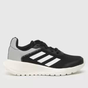 Adidas Black & Grey Tensaur Run 2.0 Boys Junior Trainers