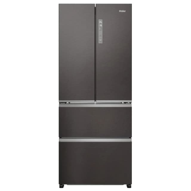 Haier HFR3718ENMD 70cm Total No Frost Fridge Freezer Dark Inox