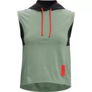 Under Armour Armour Running Hooded Vest Top Womens - Green