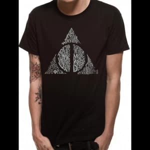 Harry Potter - Symbol Mens Large T-Shirt - Black