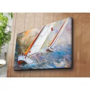 70100C-074 Multicolor Decorative Canvas Painting