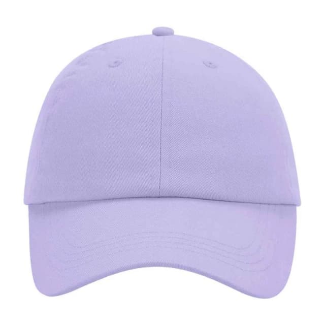 Beechfield 6 Panel Low Profile Baseball Cap in Lavender Lavender Unisex One Size