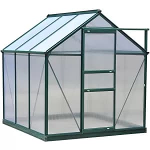 Charles Bentley Green House 6 x 6.1ft Grey