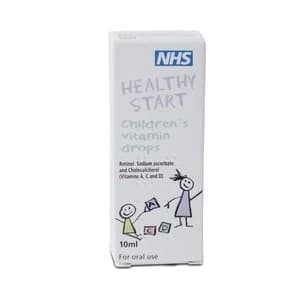 Healthy Start Childrens Vitamin Drops 10ml