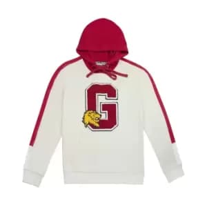 Harry Potter Unisex Gryffindor G Patch Hoodie (S) (Red/White)