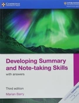 Developing summary and note-taking skills with answers by Marian Barry
