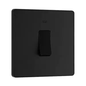 BG Evolve Matt Black 20A Switch Double Pole With Power LED Indicator - PCDMB31B