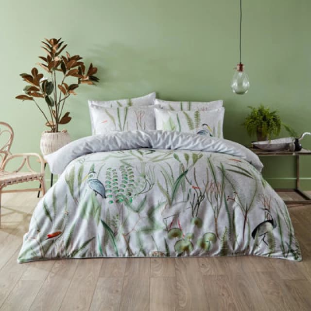 Paoletti Paoletti Aaliyah Botanical 100% Cotton Duvet Cover Set Size: Super King Multi Super King Unisex 5025532542076