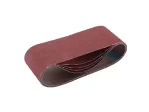 Draper SB100610 100 x 610mm 80 Grit Cloth Sanding Belt 5pk