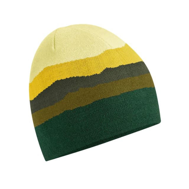 Beechfield Beechfield Men Mountain Pull-On Beanie in Dark Green Dark Green One Size Male 5063470792627
