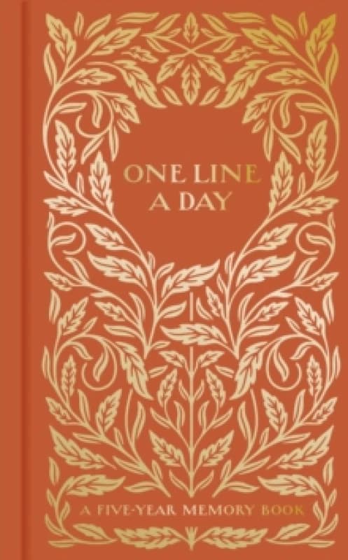 Gilded One Line a Day : A Five-Year Memory Book Diary or journal