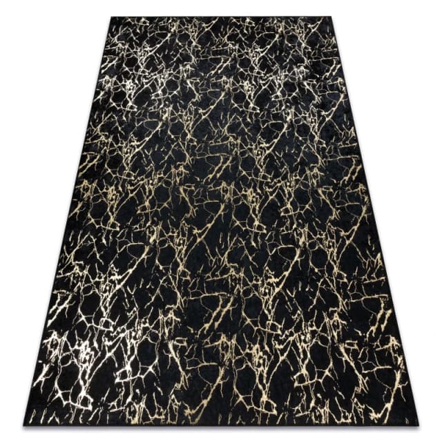 RugsX Miro Rug in Black Size: 120cm x 170cm Black Unisex 120cm x 170 cm