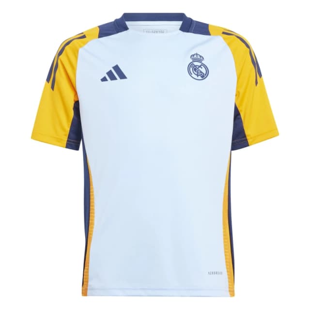 adidas Real Madrid Tiro 24 Training Shirt 2024 2025 Juniors Licensed Short Sleeve T-Shirts 7-8 Years Blue 36515318175