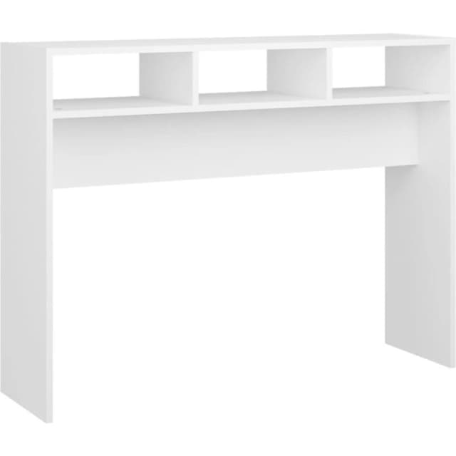 VIDAXL Console Table White 105x30x80cm Engineered Wood Vidaxl 8720286606452