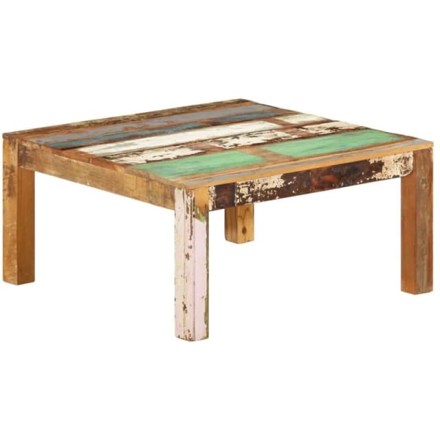 VIDAXL Coffee Table 80x80x40cm Solid Reclaimed Wood Vidaxl 8720286675809