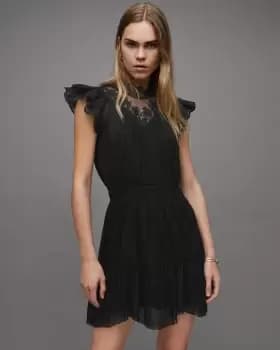 AllSaints Azura Tulle Lace Dress