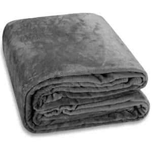Fleece Blanket Dark Grey 200x150cm