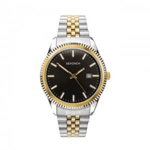 Sekonda Black And Two-Tone Gold Watch - 1836 - multicoloured