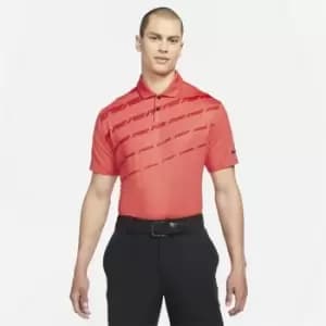 Nike Dri-FIT Vapor Mens Graphic Golf Polo Shirt - Pink
