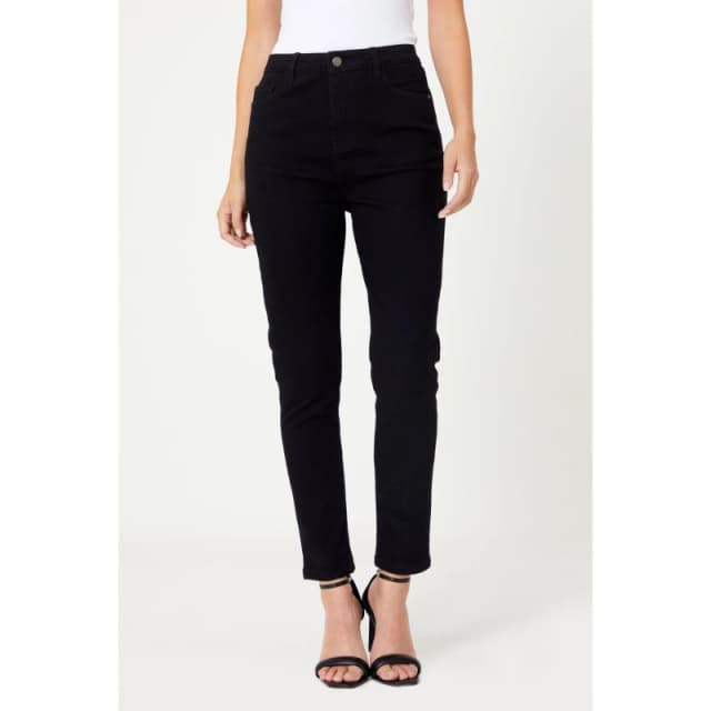 Be You Hallie High Waist Jean - Black 10