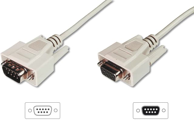 Digitus Datatransfer extension cable. D-Sub9/M - D-Sub9/F