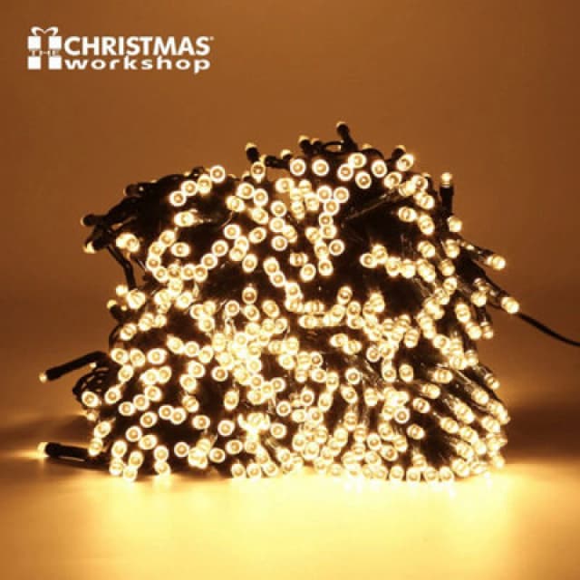 Christmas Workshop 400 LED Battery Operated Timer Lights - Warm White