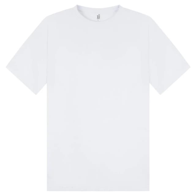 Casual Classics Mens Combed Ringspun Cotton Tall Oversized T-Shirt in White Size: Medium White Male M