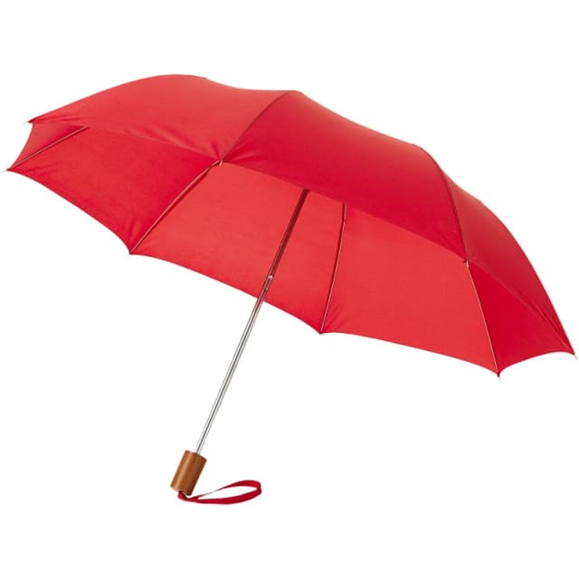 Bullet 20 Oho 2-Section Umbrella Pack of 2 in Red Red Unisex
