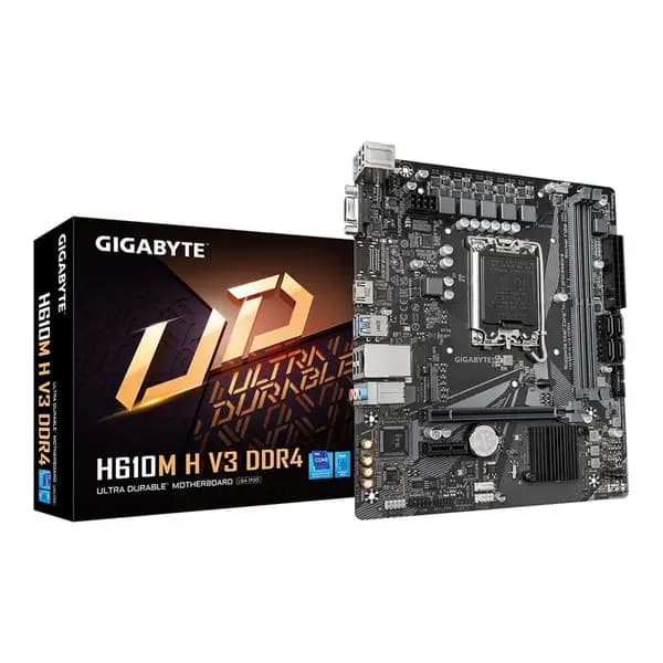Hidden Gigabyte H610M H V3 DDR4 Intel 1700 Socket Motherboard MBGIG-H610MHV3D4