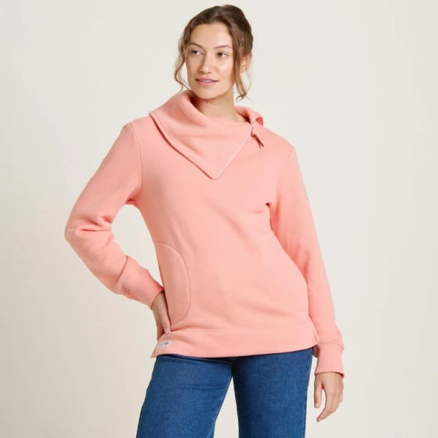 Brakeburn Zip Neck Sweatshirt Orange
