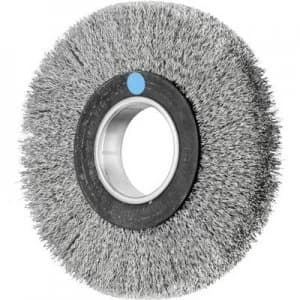 PFERD HORSE round brush uncoated 180 x 40 mm wire thickness 0.3mm With hole + adapter set AK 32-2 43701240