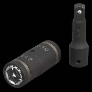 Sealey 4 in 1 Impact Socket Set 2 Piece