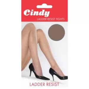 Cindy Womens/Ladies Ladder Resist Tights (1 Pair) (Large (5ft6a-5ft10a)) (Paloma Mink)
