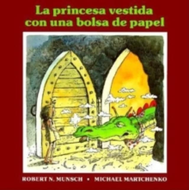 Robert Munsch La princesa vestida con una bolsa de paper Book Multi unisex