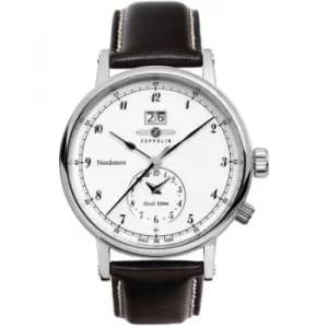 Mens Zeppelin Nordstern Dual Time Watch