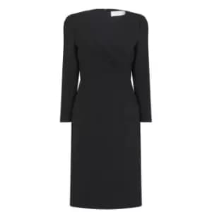 Boss Daraya V- Neck Dress - Black